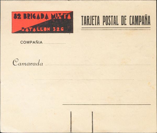 777 | Guerra Civil. Tarjeta Postal Republicana