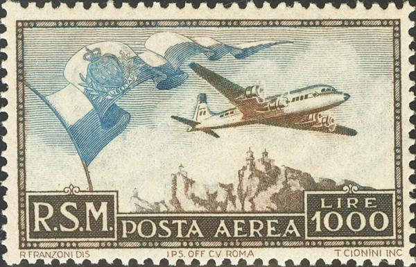 338 | San Marino. Airmail