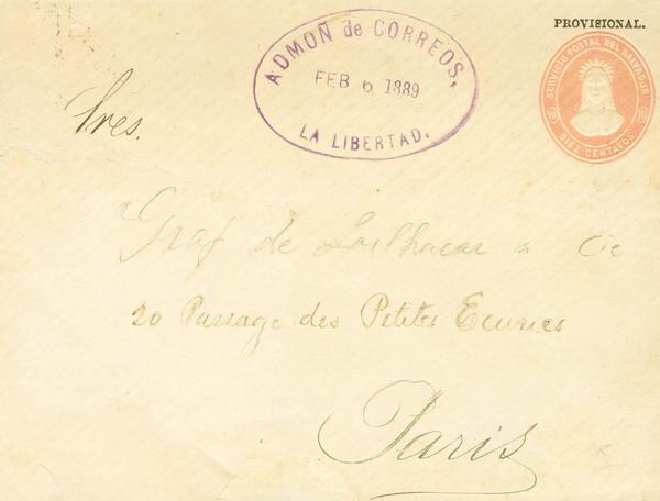 569 | Salvador. Postal Stationery