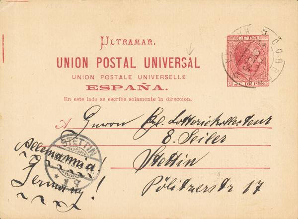 1012 | Cuba. Entero Postal