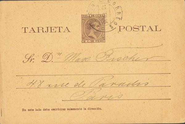 1016 | Cuba. Entero Postal