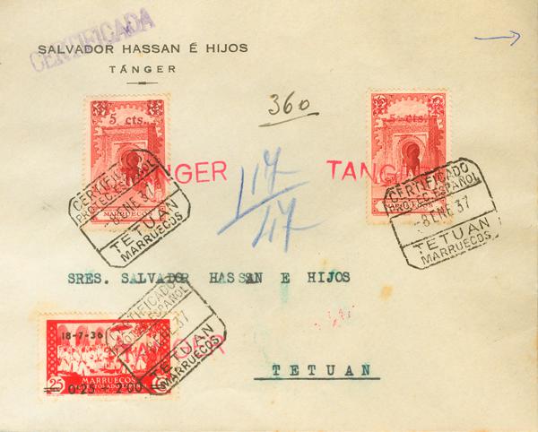 1183 | Tangier. Nationalist Mail