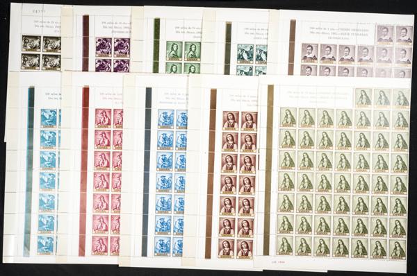 102 | Spanish Collection. Sets and stamps stock