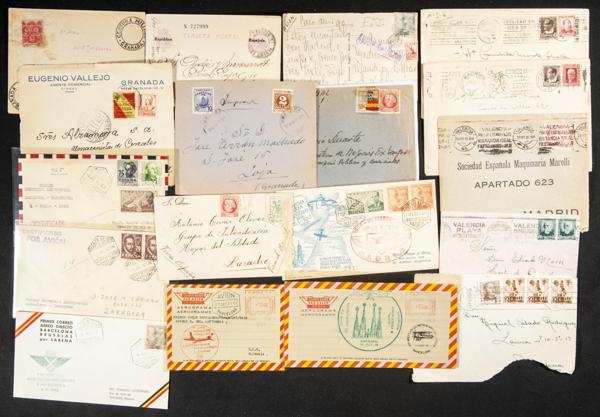 13 | Lotes y Colecciones.España. Historia Postal