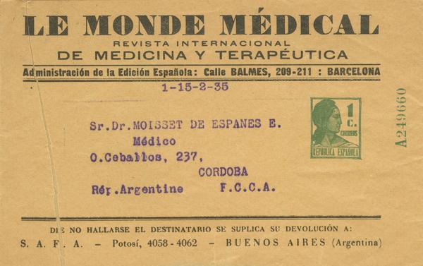 1281 | Entero Postal. Entero Postal Privado