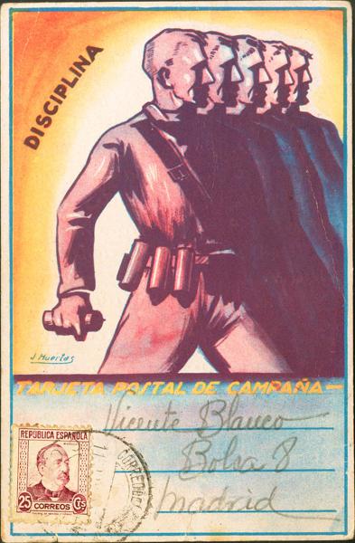 1374 | Guerra Civil. Tarjeta Postal Republicana