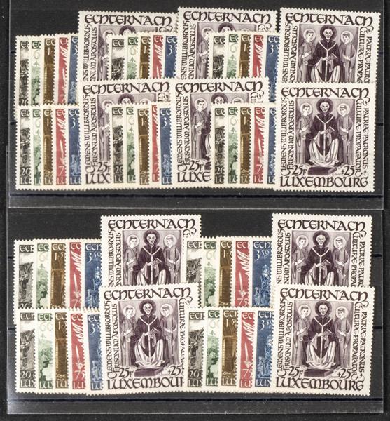 1102 | Luxembourg. Sets and stamps stock