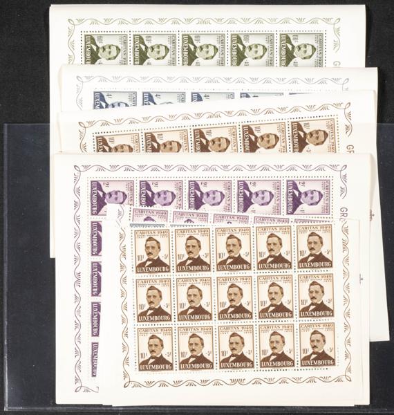 1108 | Luxembourg. Sets and stamps stock
