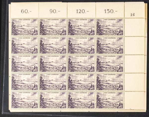 1112 | Luxembourg. Sets and stamps stock
