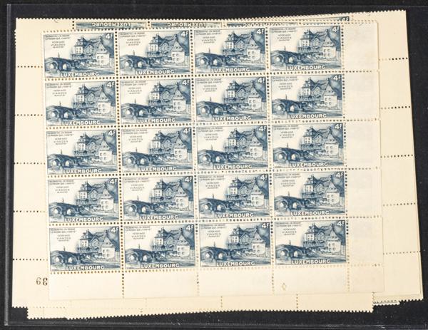 1113 | Luxembourg. Sets and stamps stock