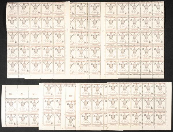 1117 | Luxembourg. Sets and stamps stock