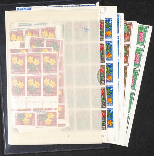 1121 | Luxembourg. Sets and stamps stock
