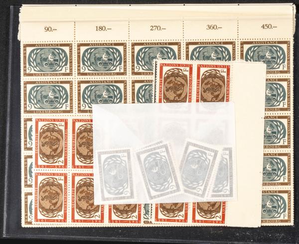 1124 | Luxembourg. Sets and stamps stock