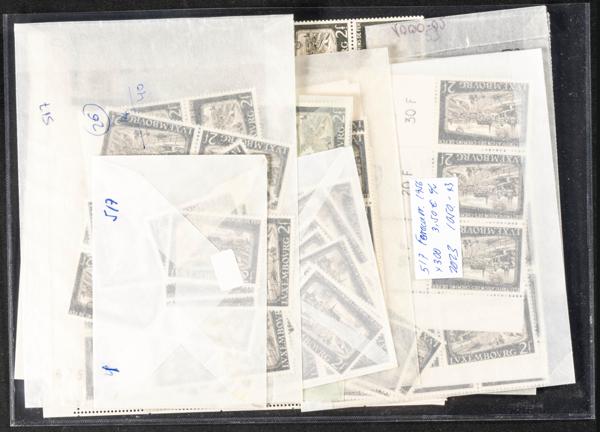 1127 | Luxembourg. Sets and stamps stock