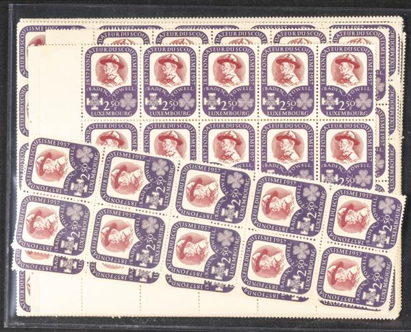 1130 | Luxembourg. Sets and stamps stock