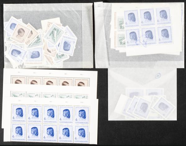 1132 | Luxembourg. Sets and stamps stock