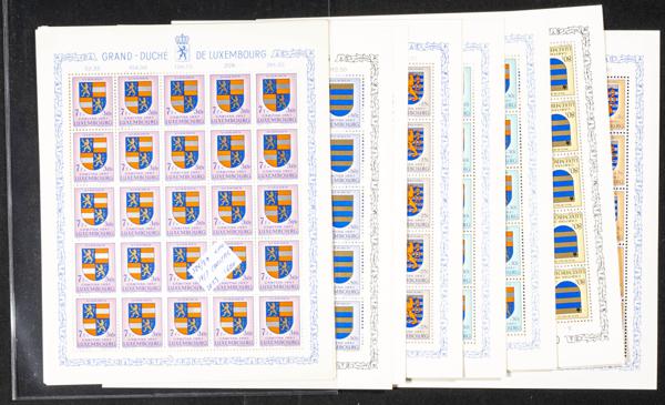1133 | Luxembourg. Sets and stamps stock