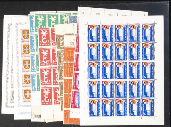 1134 | Luxembourg. Sets and stamps stock