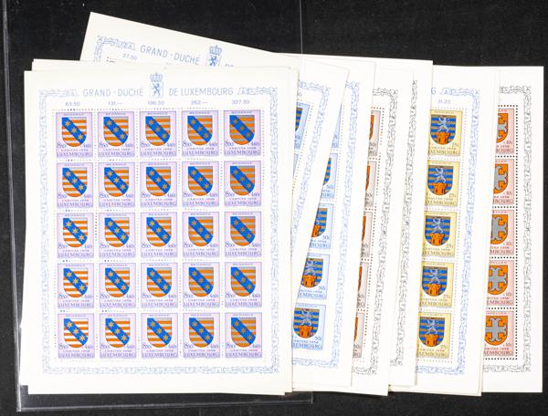 1135 | Luxembourg. Sets and stamps stock