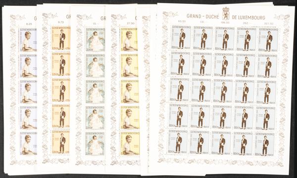 1140 | Luxembourg. Sets and stamps stock