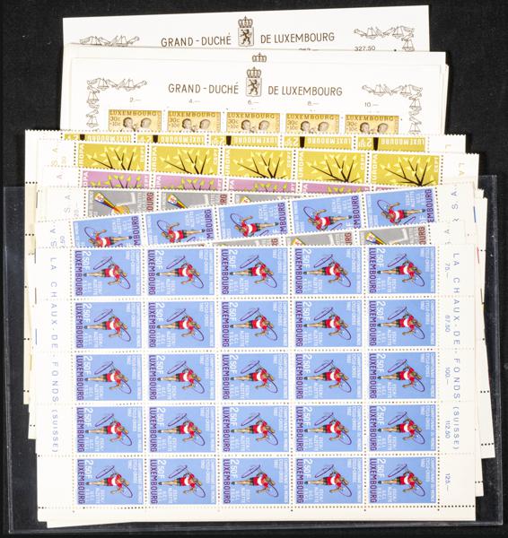 1141 | Luxembourg. Sets and stamps stock