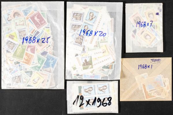 1151 | Luxembourg. Sets and stamps stock