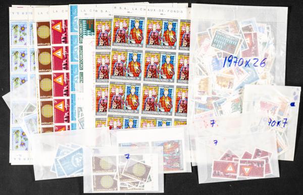 1155 | Luxembourg. Sets and stamps stock