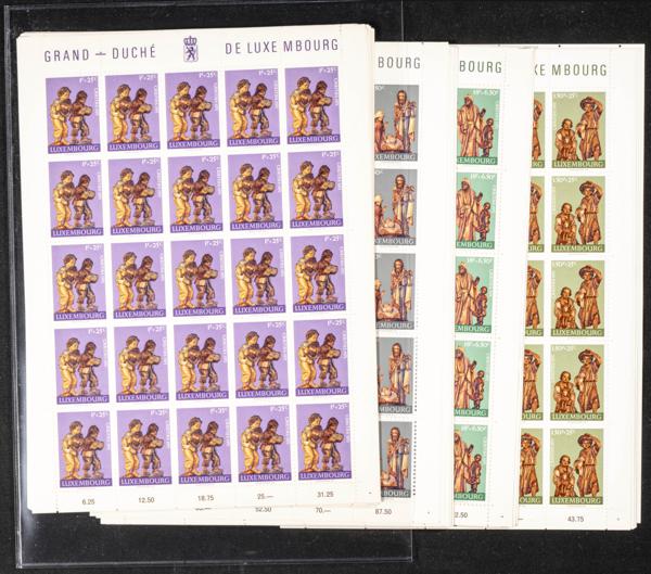 1157 | Luxembourg. Sets and stamps stock