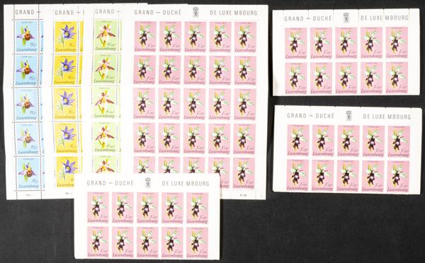 1166 | Luxembourg. Sets and stamps stock