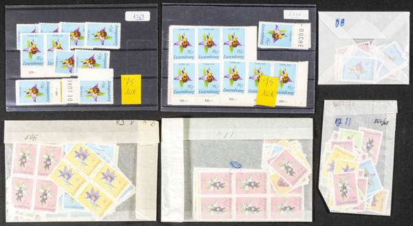 1167 | Luxembourg. Sets and stamps stock