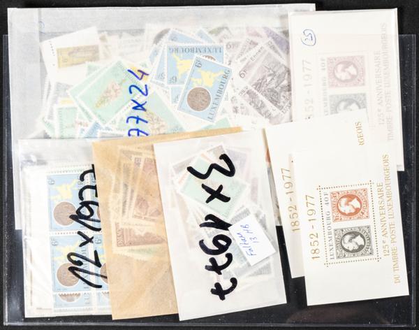 1170 | Luxembourg. Sets and stamps stock
