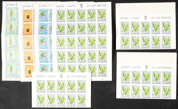 1171 | Luxembourg. Sets and stamps stock