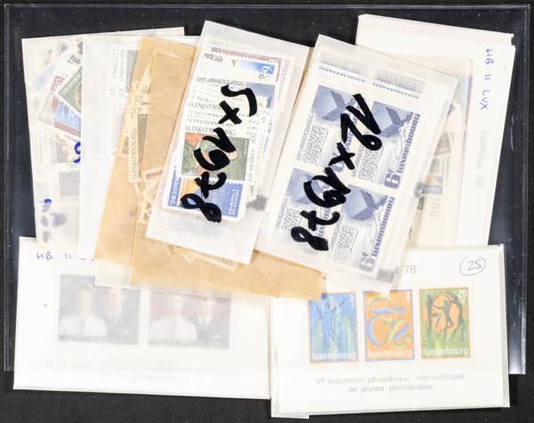 1172 | Luxembourg. Sets and stamps stock