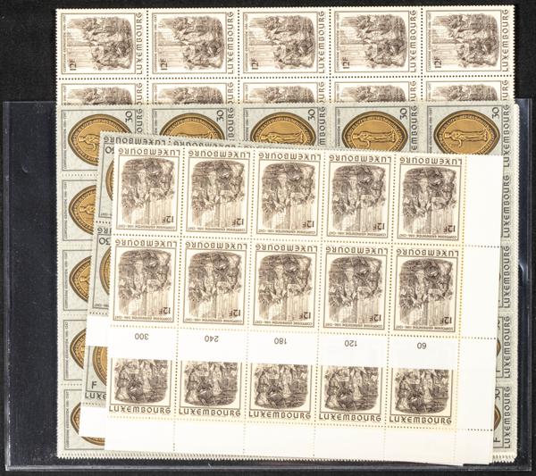 1195 | Luxembourg. Sets and stamps stock
