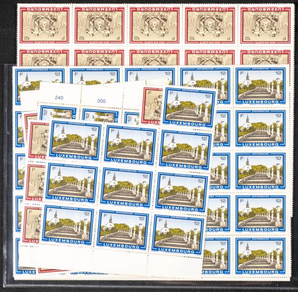 1196 | Luxembourg. Sets and stamps stock