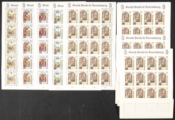1197 | Luxembourg. Sets and stamps stock
