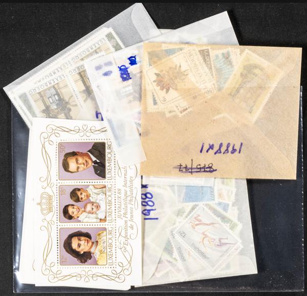1201 | Luxembourg. Sets and stamps stock