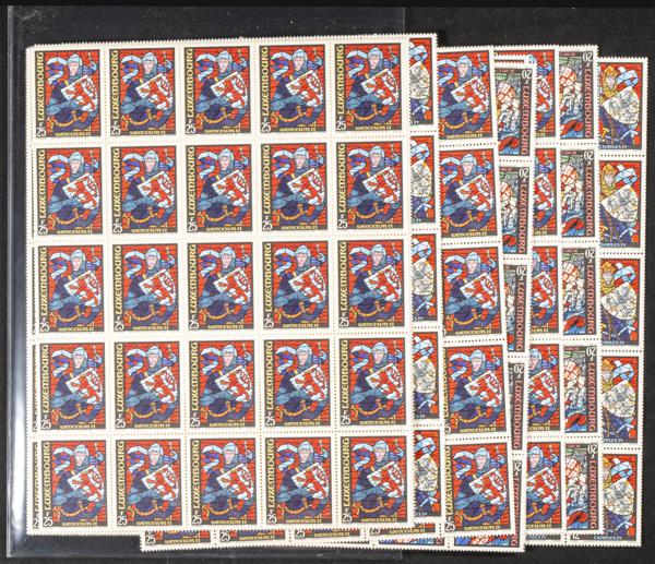 1207 | Luxembourg. Sets and stamps stock