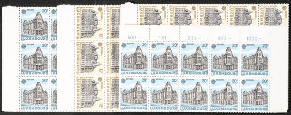 1213 | Luxembourg. Sets and stamps stock