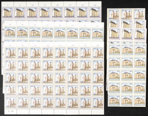 1221 | Luxembourg. Sets and stamps stock
