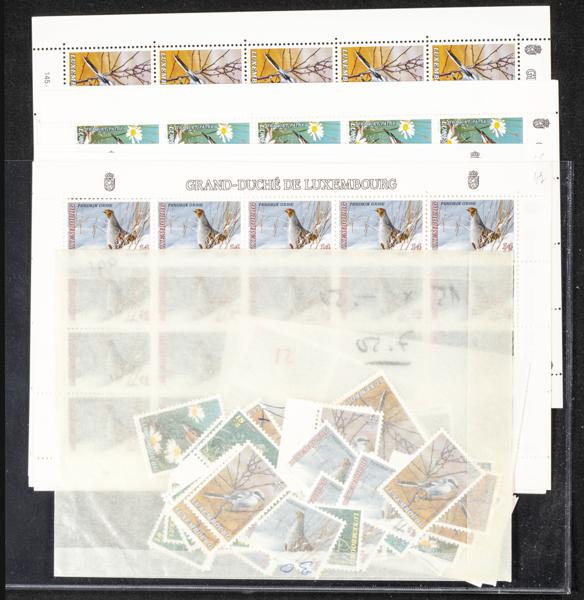 1223 | Luxembourg. Sets and stamps stock