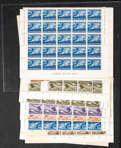 1229 | Luxembourg. Sets and stamps stock