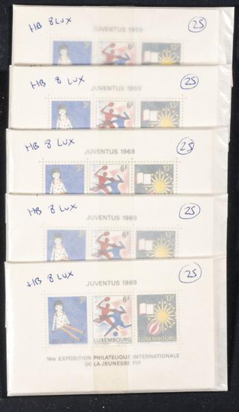 1234 | Luxembourg. Sets and stamps stock