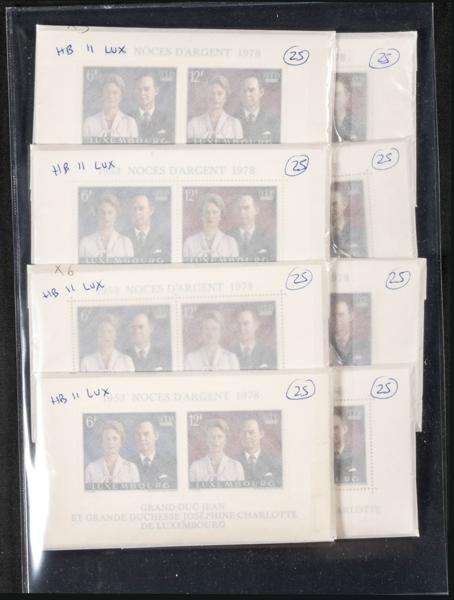 1235 | Luxembourg. Sets and stamps stock