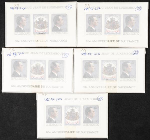 1237 | Luxembourg. Sets and stamps stock