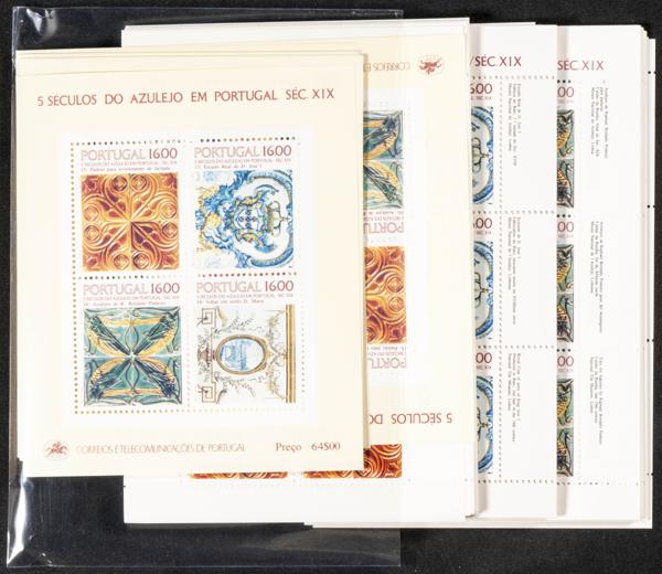 1340 | Portugal. Sets and stamps stock