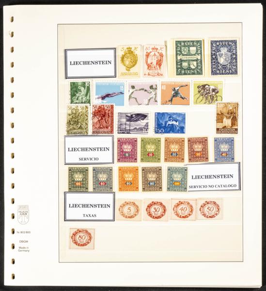 616 | Liechtenstein. Lots and Collections