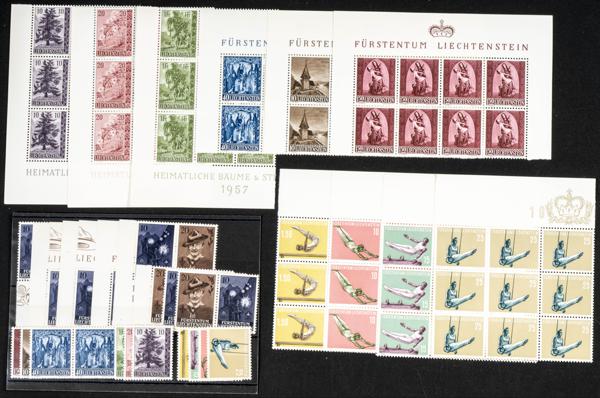 946 | Liechtenstein. Sets and stamps stock