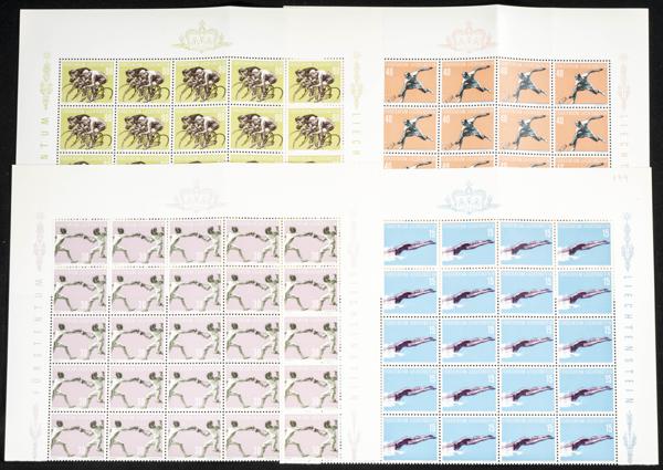 948 | Liechtenstein. Sets and stamps stock
