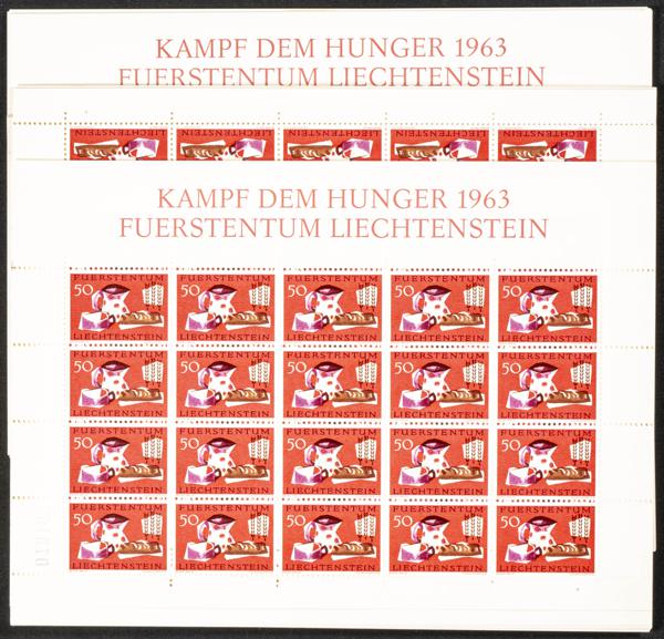 958 | Liechtenstein. Sets and stamps stock